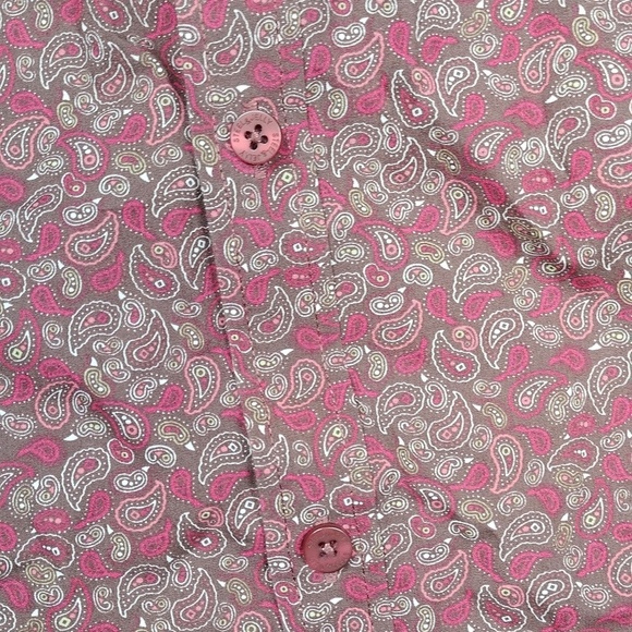 Steel & Jelly men's paisley long sleeved button down shirt size XL - Picture 4 of 13